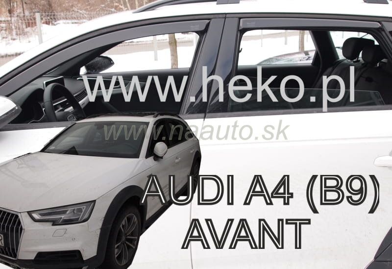 Deflektory AUDI A4 2016 -> (predné+zadné) avant/allroad