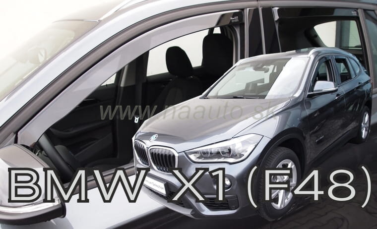 Deflektory BMW X1 F48 2015 -> (predné+zadné)