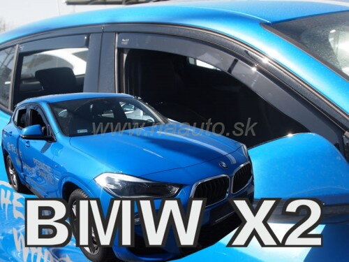 Deflektory BMW X2 F39 2018 -> (predné + zadné)