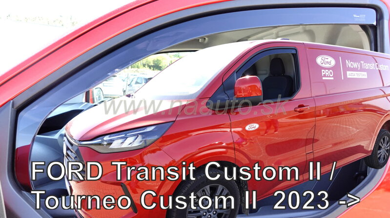 Deflektory FORD TRANSIT CUSTOM II / TOURNEO CUSTOM II od 2023 Deflektory FORD TRANSIT CUSTOM II / TOURNEO CUSTOM II od 2023