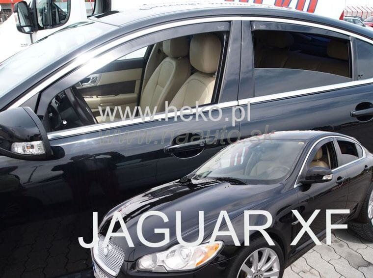 Deflektory Jaguar XF 2007-2015 (predné + zadné)