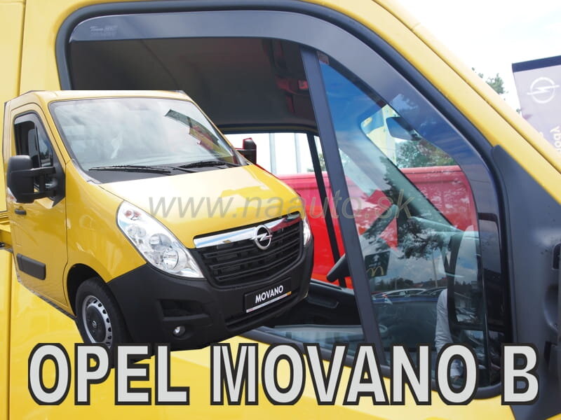 Deflektory Opel Movano B 2 dverový 2010-2022