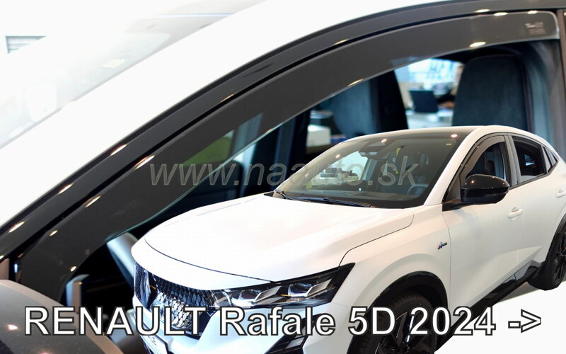 Deflektory RENAULT Rafale 5d 2024-> (+zadné) Deflektory RENAULT Rafale 5d 2024-> (+zadné)