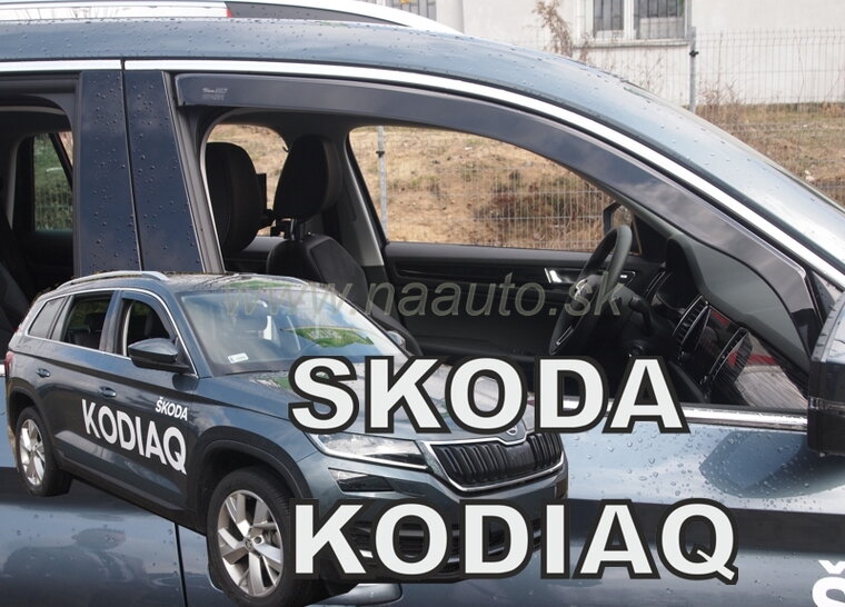 Deflektory ŠKODA KODIAQ od 2016 do 2024 Deflektory ŠKODA KODIAQ od 2016 do 2024