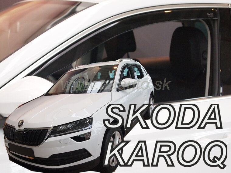 Deflektory ŠKODA KAROQ od 2017 Deflektory ŠKODA KAROQ od 2017