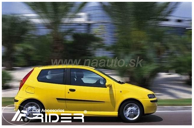 Ochranné lišty dverí Fiat Punto II 3D 99-11R htb, MODEL F-7 Ochranné lišty dverí Fiat Punto II 3D 99-11R htb, MODEL F-7