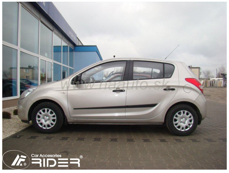 Ochranné lišty dverí Hyundai i20 5D 09-12R htb, MODEL F-27