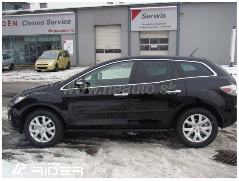 Ochranné lišty dverí Mazda CX-7 06-09R suv, MODEL F-17 Ochranné lišty dverí Mazda CX-7 06-09R suv, MODEL F-17