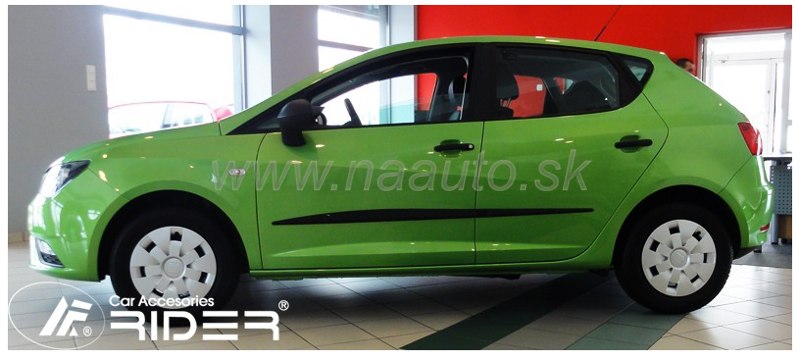 Ochranné lišty dverí Seat Ibiza V FL 12R a vyššie htb, MODEL F-26 Ochranné lišty dverí Seat Ibiza V FL 12R a vyššie htb, MODEL F-26