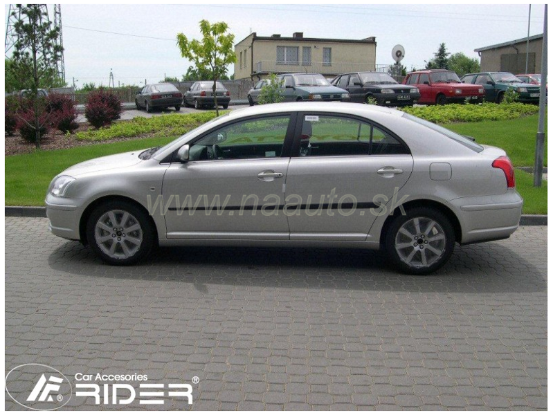 Ochranné lišty dverí Toyota Avensis II 03-08R, MODEL F-15