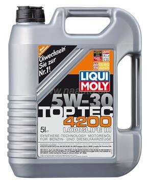 Liqui Moly 3707 Motorový olej TopTec 4200 LL III 5W-30 5L Liqui Moly 3707 Motorový olej TopTec 4200 LL III 5W-30 5L