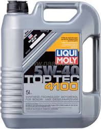 Liqui Moly 3701 Motorový olej TopTec 4100 5W-40 5L Liqui Moly 3701 Motorový olej TopTec 4100 5W-40 5L
