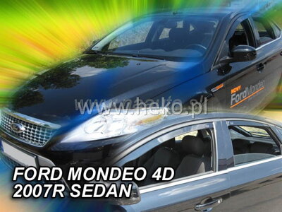 Deflektory FORD MONDEO 4/ 5d 08/2007r. a vyššie(+zadné)SEDAN,HTB