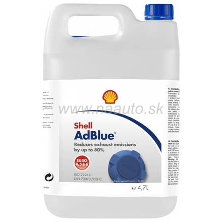 AdBlue Shell 4,7L s dávkovačom