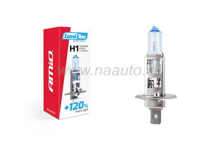Halogénová žiarovka H1 12V 55W LumiTec SuperWhite +120%