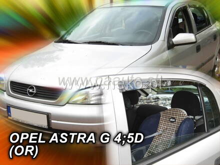 Deflektory OPEL ASTRA  II G / CLASSIC  4d / 5d  1998-2009r. (OR) (+zadné) sed,htb
