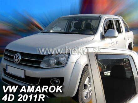 Deflektory VW AMAROK 4dv. od 2011 a vyššie (+zadné)