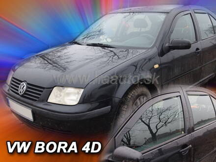 Deflektory VW BORA  4dv. od 1998 do 2005 (+zadné)