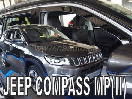 Deflektory JEEP Compass 2017-> (predné + zadné)