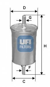 Palivový filter UFI 31.722.00