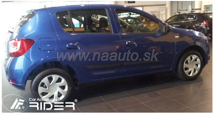 Ochranné lišty dverí Dacia Sandero 13R a vyššie, MODEL F-31