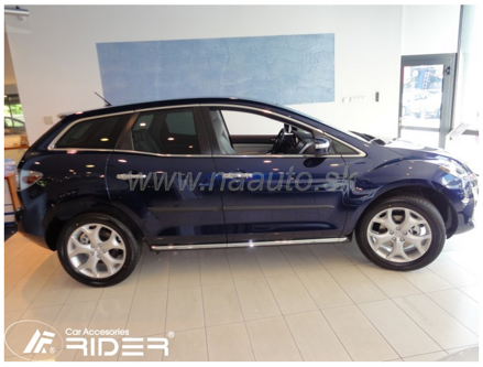 Ochranné lišty dverí Mazda CX-7 10-12R, MODEL F-17
