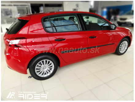 Ochranné lišty dverí Peugeot 308 htb 13R a vyššie, MODEL F-20