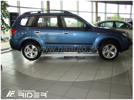 Ochranné lišty dverí Subaru Forester III FL 11-12R, MODEL F-2