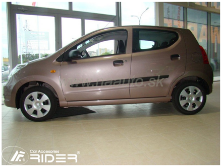 Ochranné lišty dverí Suzuki Alto 09-13R, MODEL F-22