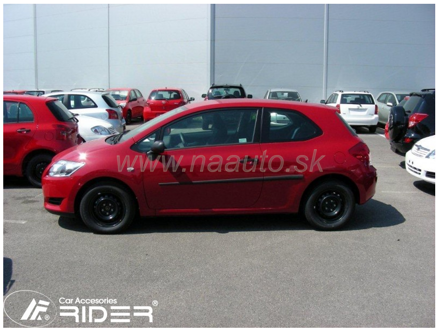 Ochranné lišty dverí Toyota Auris 3D 06-10R, MODEL F-13