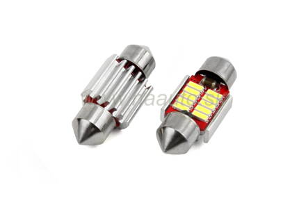 LED VERTEX CANBUS 10smd 4014 Festoon 31mm White 12V/24V