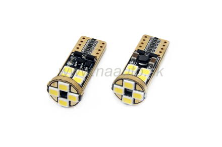 LED VERTEX CANBUS 12SMD 2835 T10e (W5W) White 12V/24V
