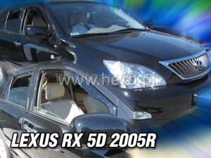 Deflektory LEXUS  RX 5D 2004-2009R.(XU30)  a vyššie
