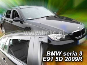 Deflektory BMW  seria 3, E 91, 5d  2005r.-> (+zadné) COMBI