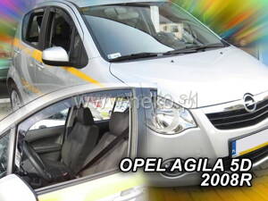 Deflektory OPEL AGILA  5d  2008r. a vyššie
