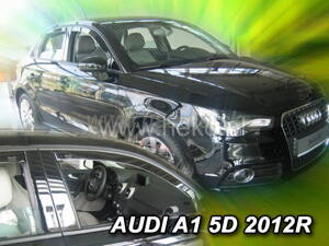 Deflektory AUDI A1, 5d  2012-2018 (+zadné)