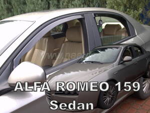 Deflektory ALFA ROMEO 159  2011 sedan (prené+zadné)