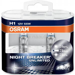 OSRAM H1 Night Breaker Unlimited Box 2ks