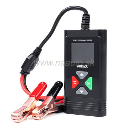 Tester autobatérií - digitálny 6/12V