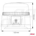 Bezdrôtové výstražné LED svietidlo s diaľkovým ovládaním R65 R10 12/24V 