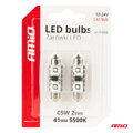 LED žiarovky CANBUS 12SMD Festoon C5W 3838 41mm White 12/24V 