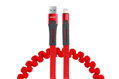 Pružinový kábel USB+Apple lightning 120cm FullLINK UC-13