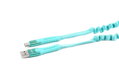 Pružinový kábel USB+USB-C 120cm FullLINK UC-14