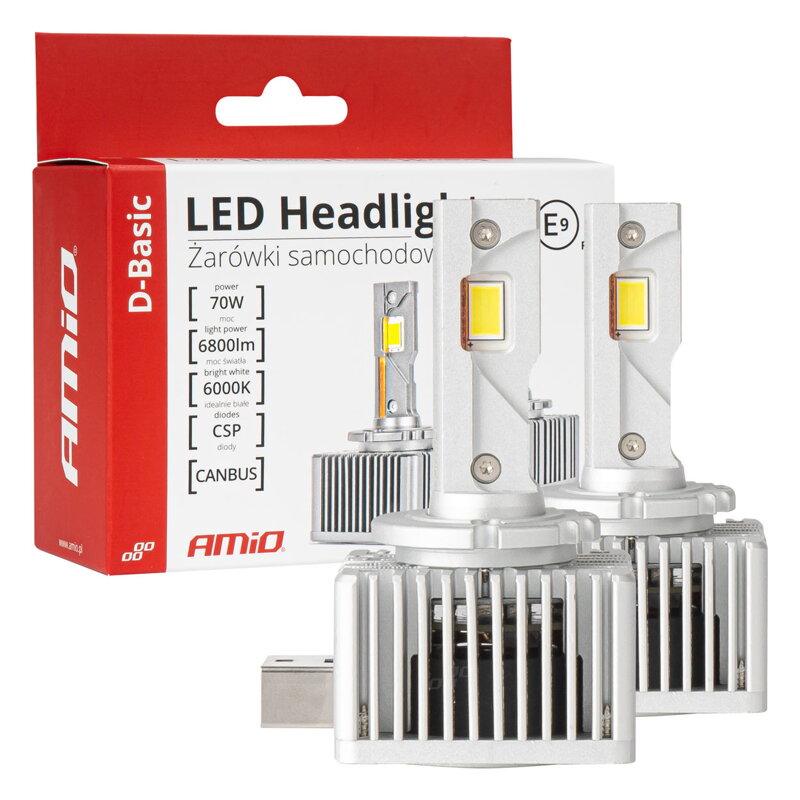 LED žiarovky hlavného svietenia D3S/D8S/D3R D-Basic Series LED žiarovky hlavného svietenia D3S/D8S/D3R D-Basic Series