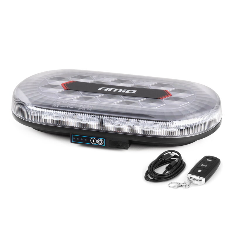 Bezdrôtová svetelná lišta LED R65 R10 326x186x63 26W 12/24V AMiO-04369 Bezdrôtová svetelná lišta LED R65 R10 326x186x63 26W 12/24V AMiO-04369