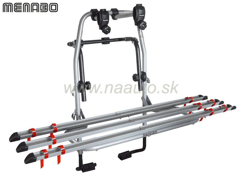 Nosič Menabo Steel Bike 3 pre 3 bicykle na piate dvere Nosič Menabo Steel Bike 3 pre 3 bicykle na piate dvere