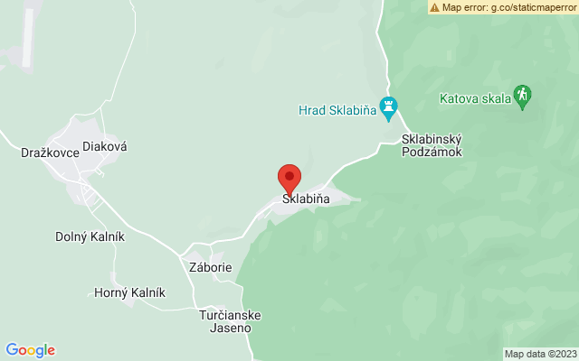 Google map: Sklabiňa 35, 038 03 Sklabiňa